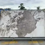 Sintered stone slab stock view