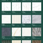 White sintered stone slab stock overview