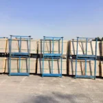 Sintered stone slab packaging or label