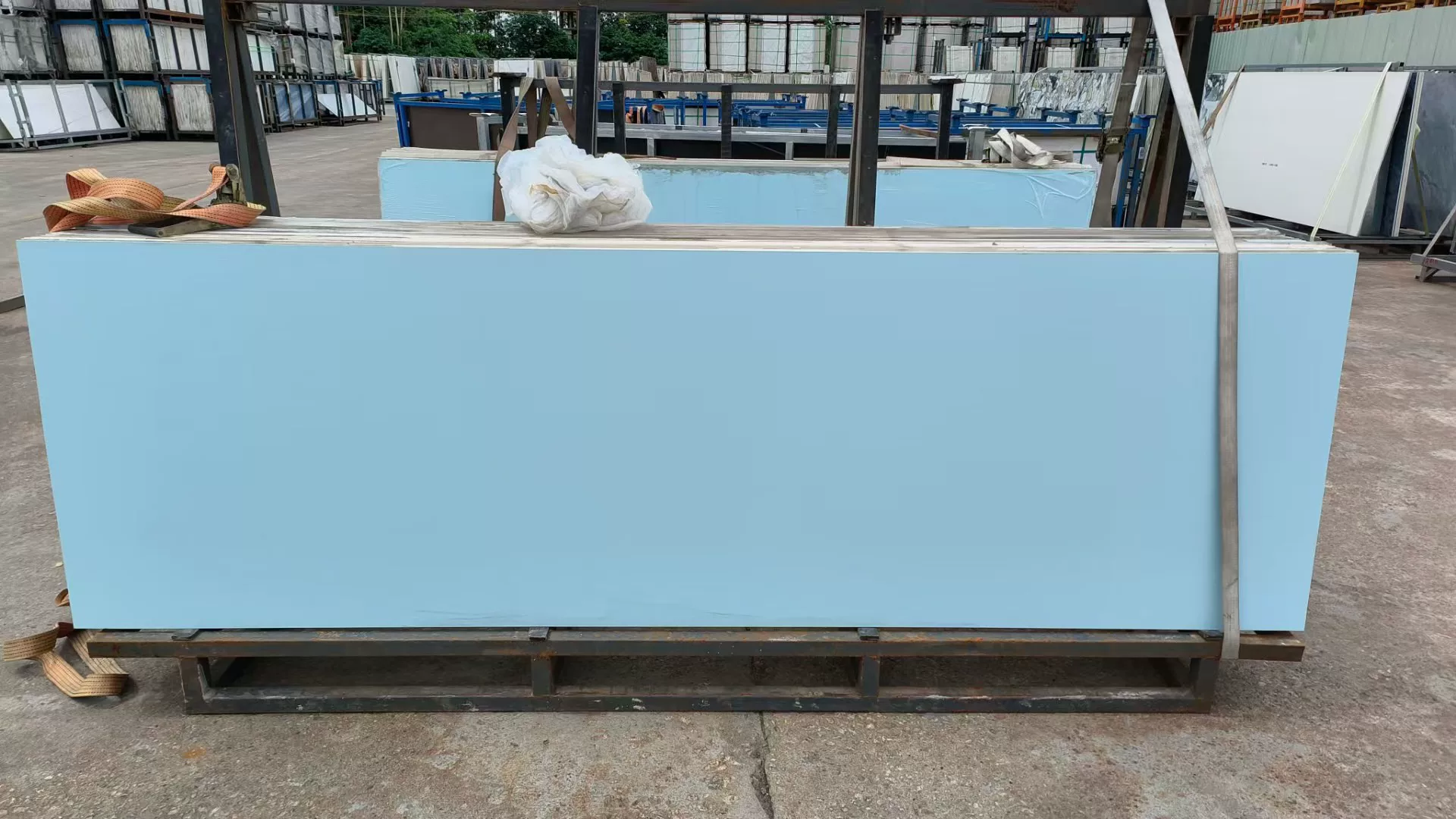 Sintered stone slab sample - Morandi Series color