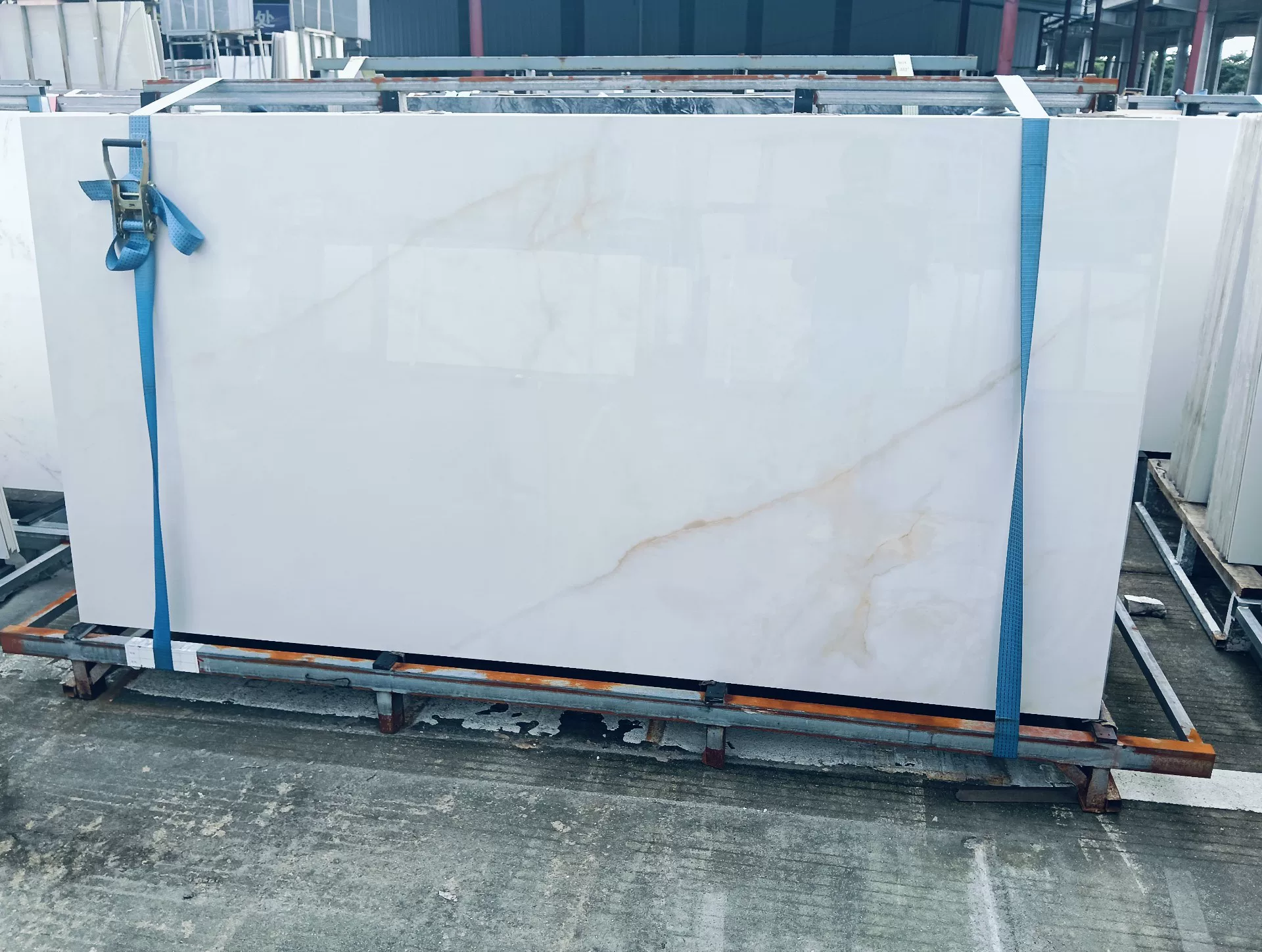Plain color sintered stone slab 1200x2400 mm