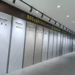 Sintered stone slab packaging or strapping example