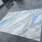 Sintered stone slab surface texture