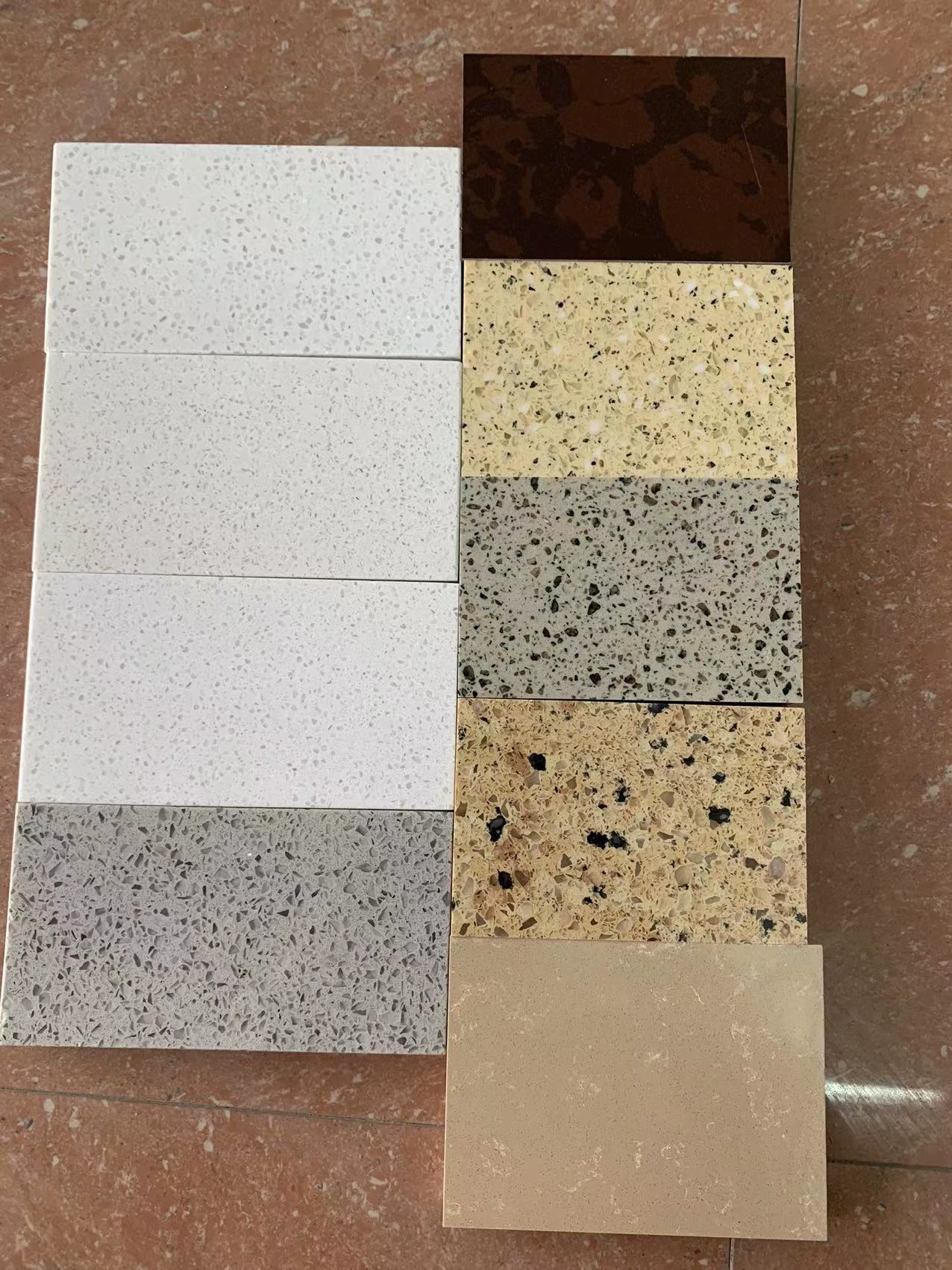 Quartz stone slab stock lot - full pallet
