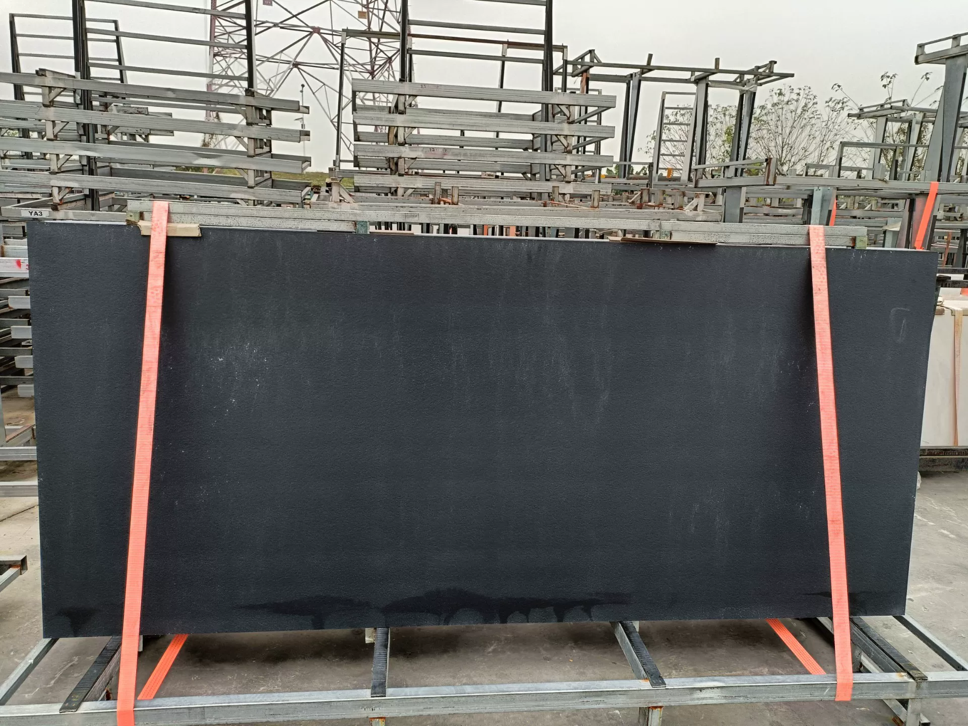 Flamed sintered stone slab, 1200x2700x9mm