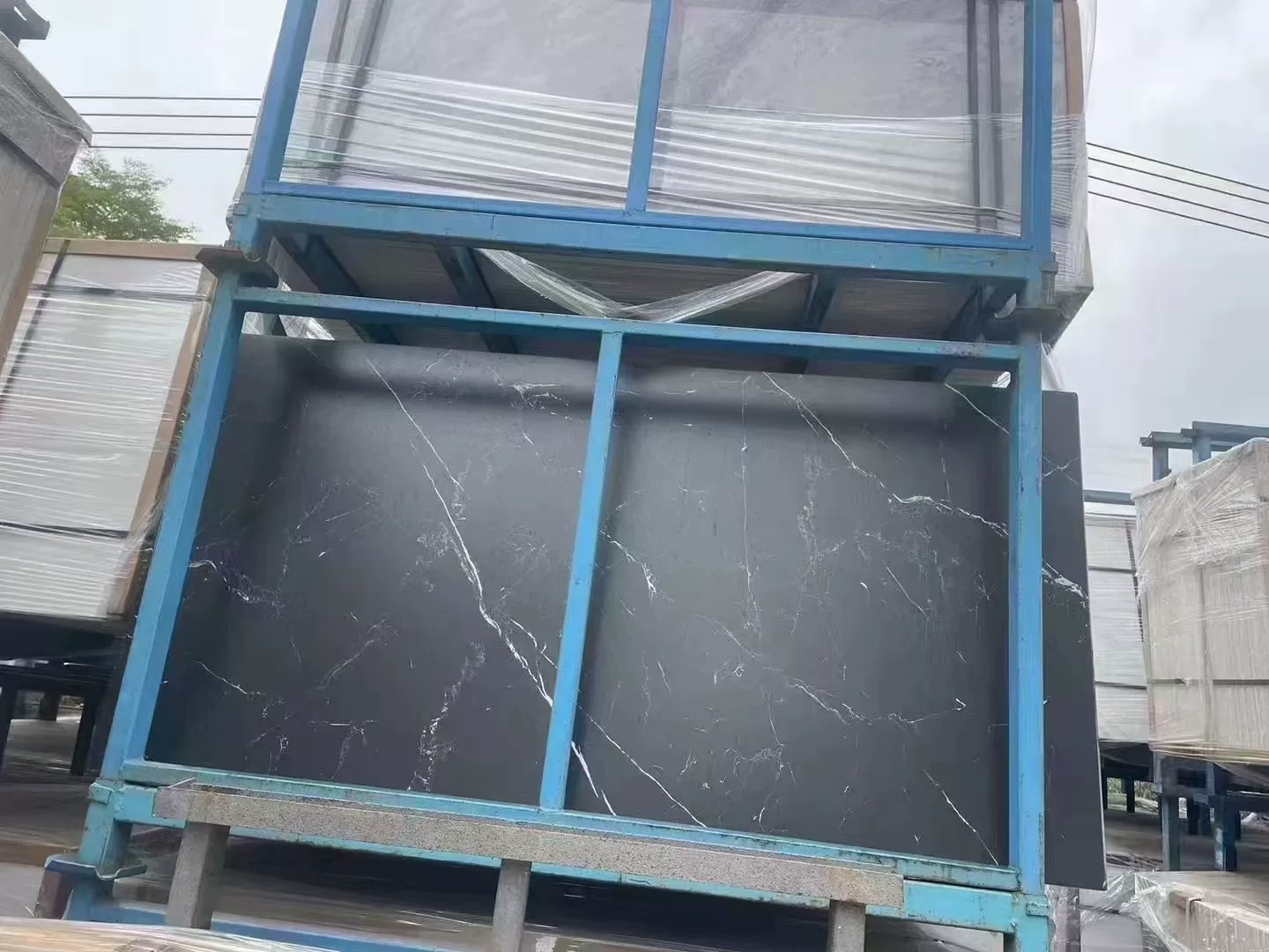 Sintered stone slab sample view 5