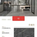 Sintered stone slab stock view
