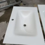 Sintered stone sink basin