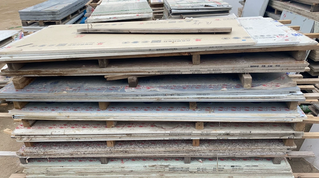 Quartz stone material view