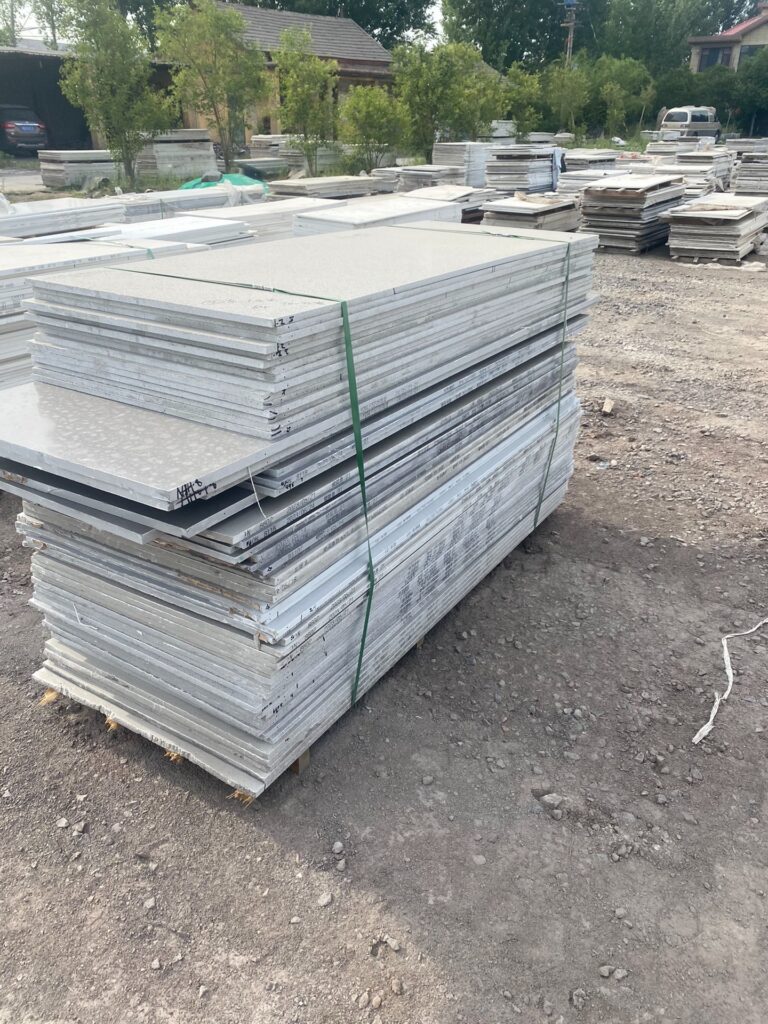 Quartz stone slab stock lot