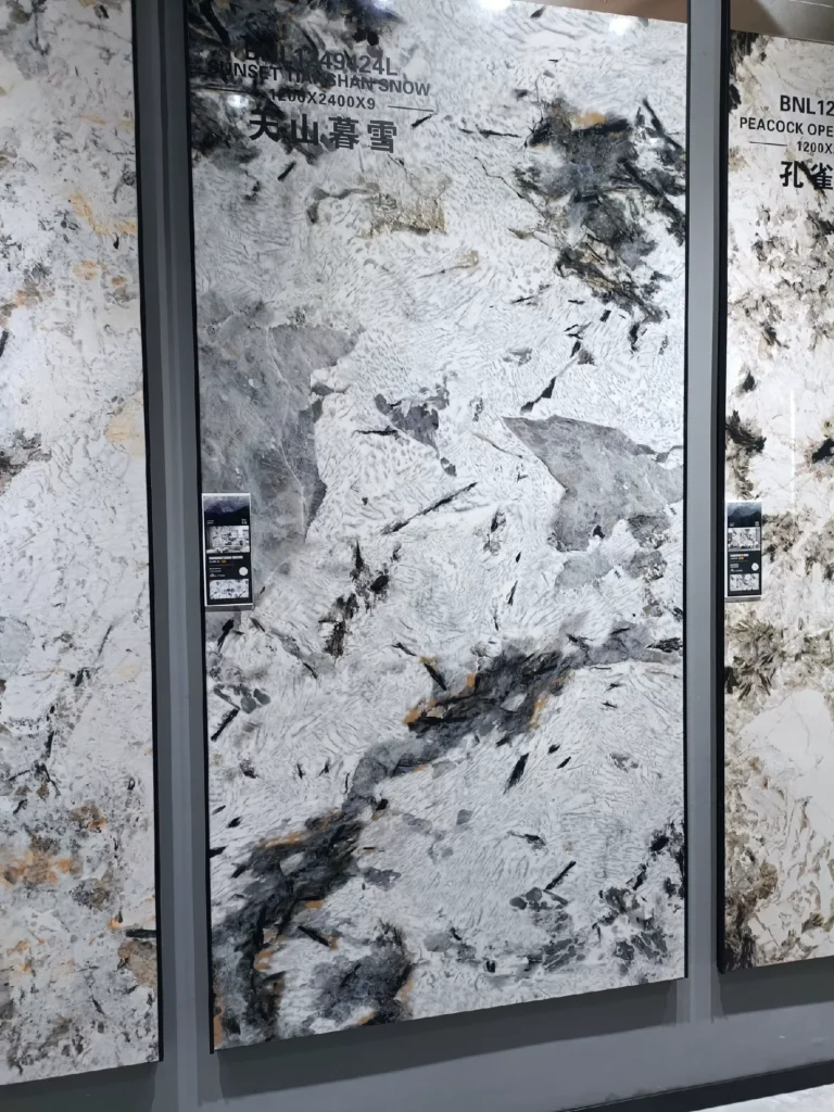 1200x2400x9mm sintered stone slab stock