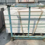 Pure white sintered stone slab 900x1800x9 mm stock lot