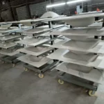 Sintered stone sink basin