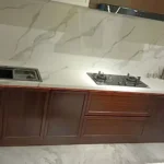 Sintered stone kitchen countertop example