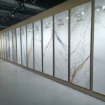 Sintered stone slab brand or label reference