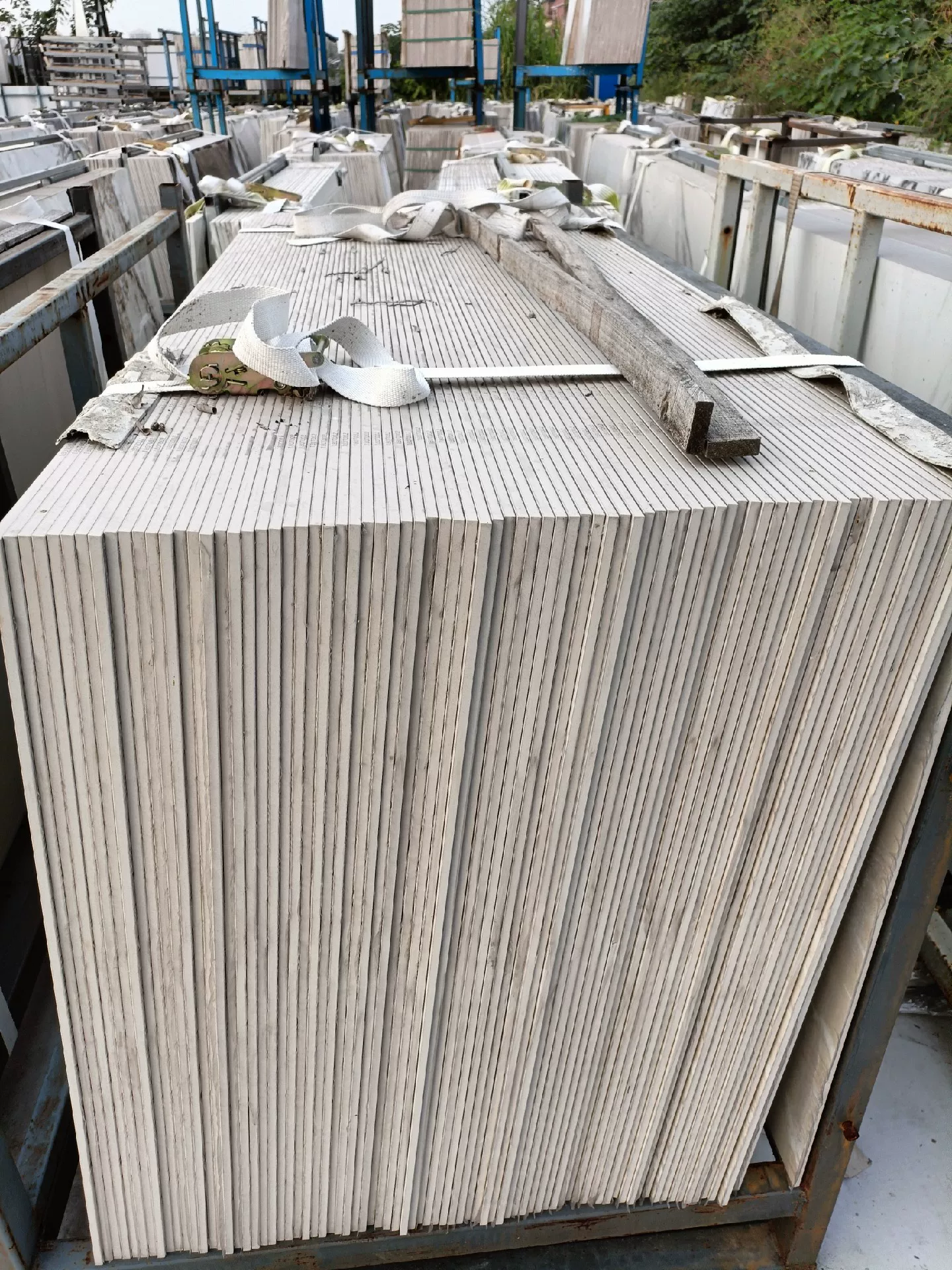 Sintered stone slab close-up