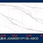 Sintered stone slab 900x2000x11 mm brand label
