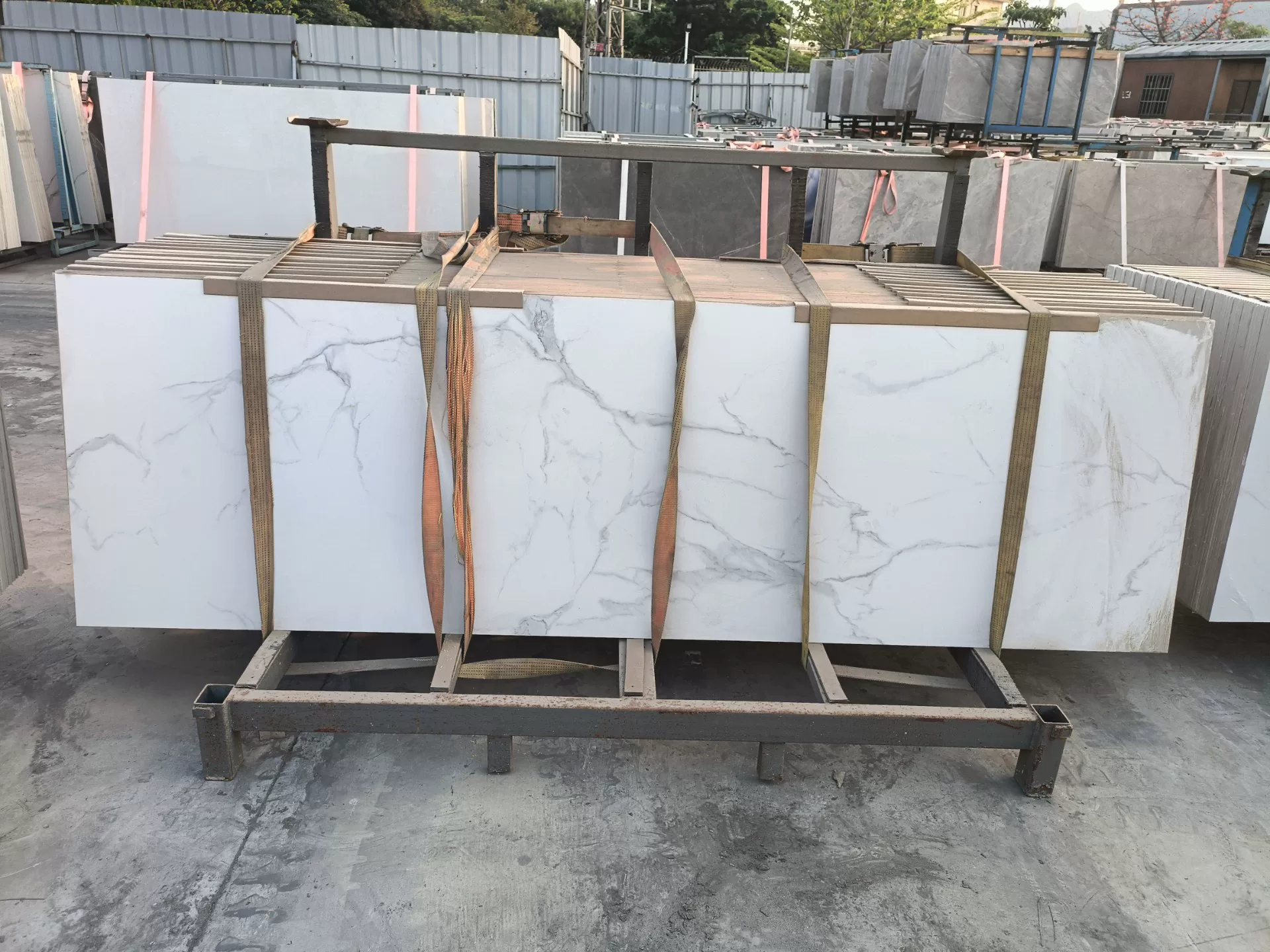White sintered stone texture