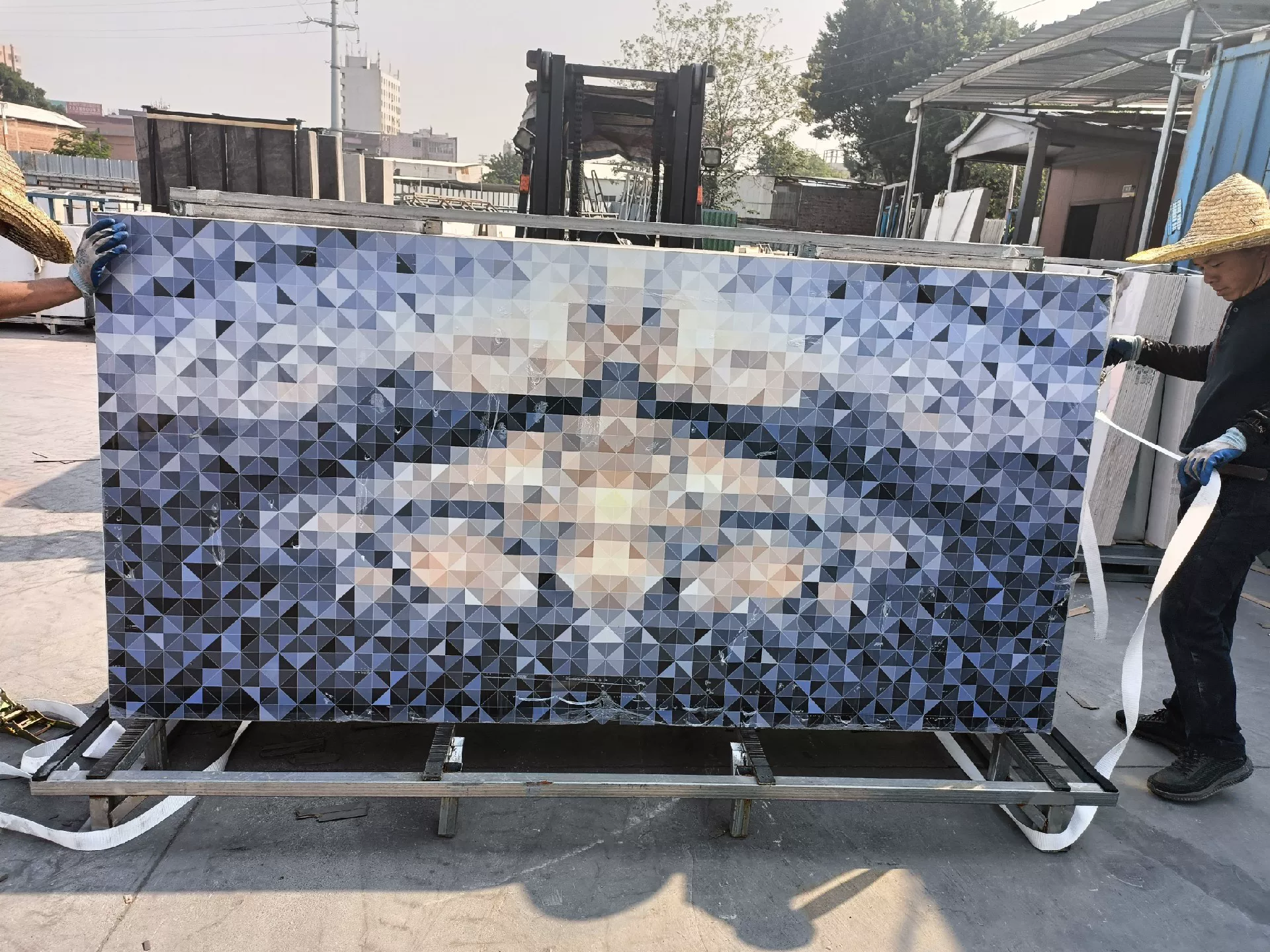 Sintered stone slab stock lot 1200x2400x9mm