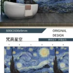 Sintered stone slab warehouse view