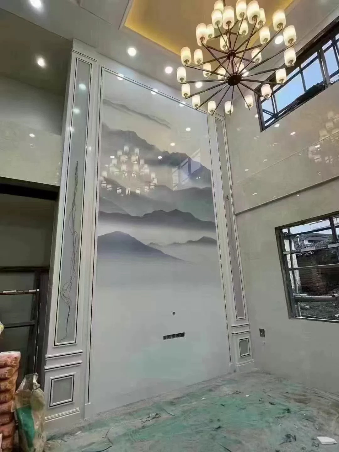 Background wall installation concept