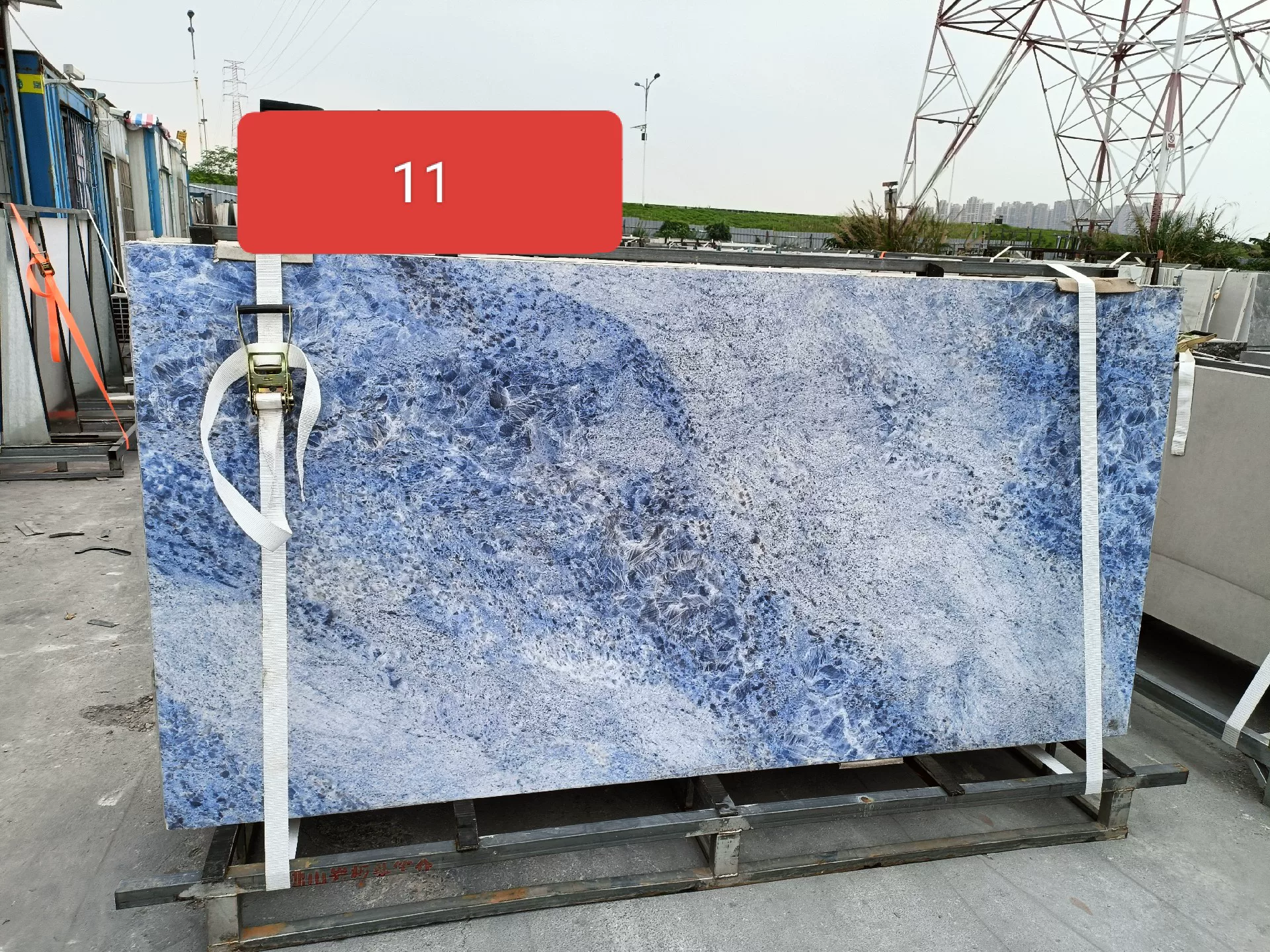 Sintered stone slab 1200x2400x9 mm stock view