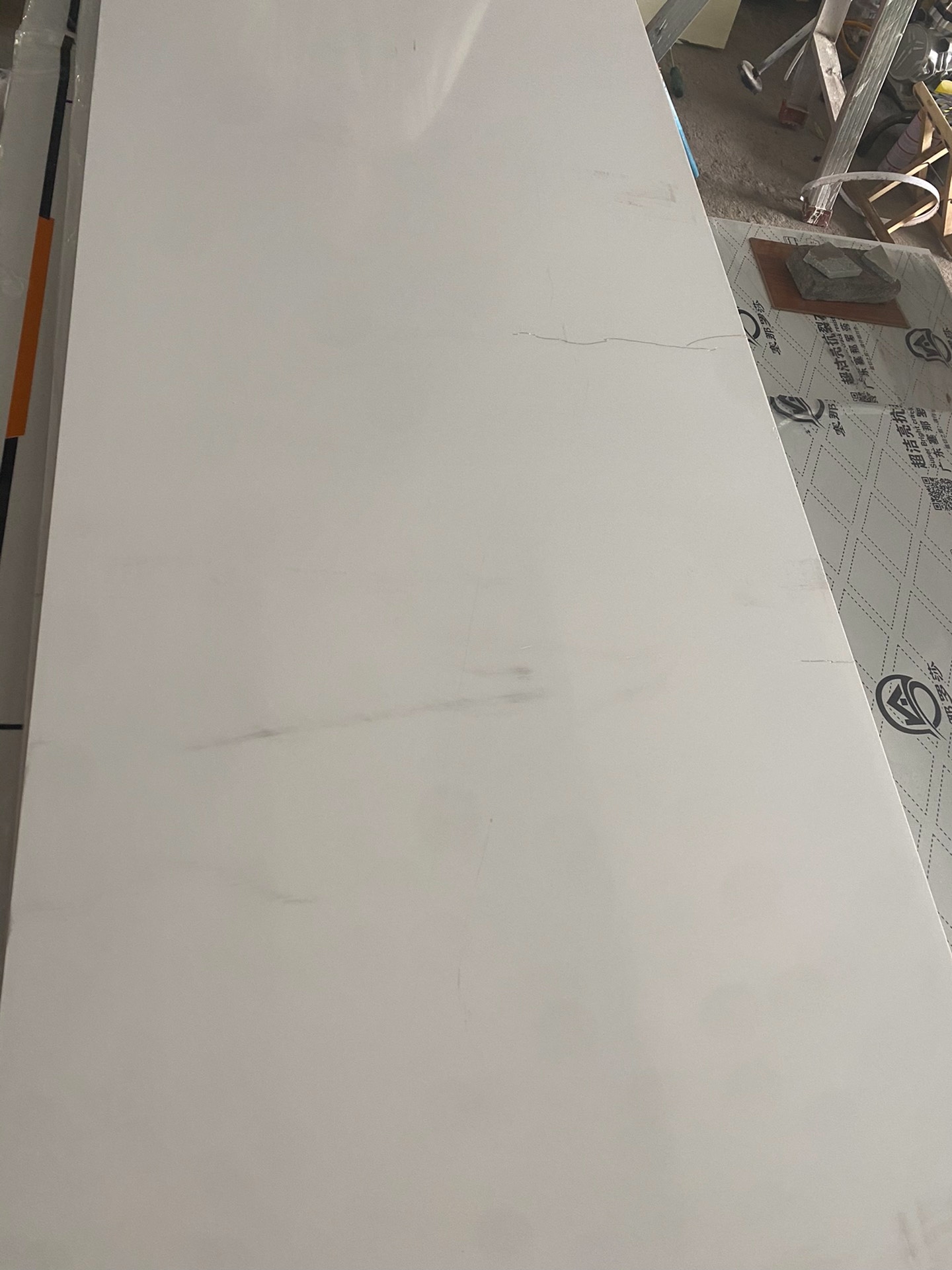 Quartz stone slab stock lot