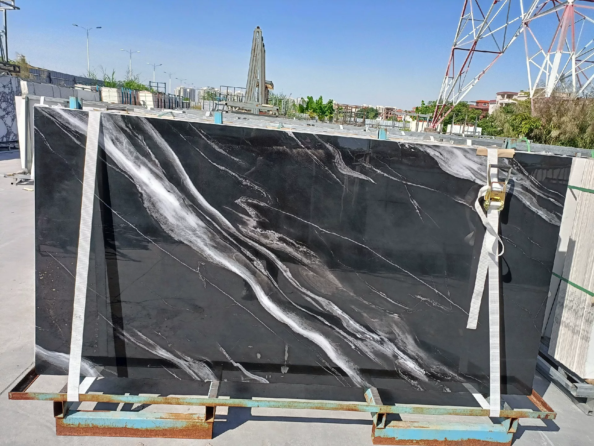 1200x2400x9mm sintered stone slab, luxury stone look