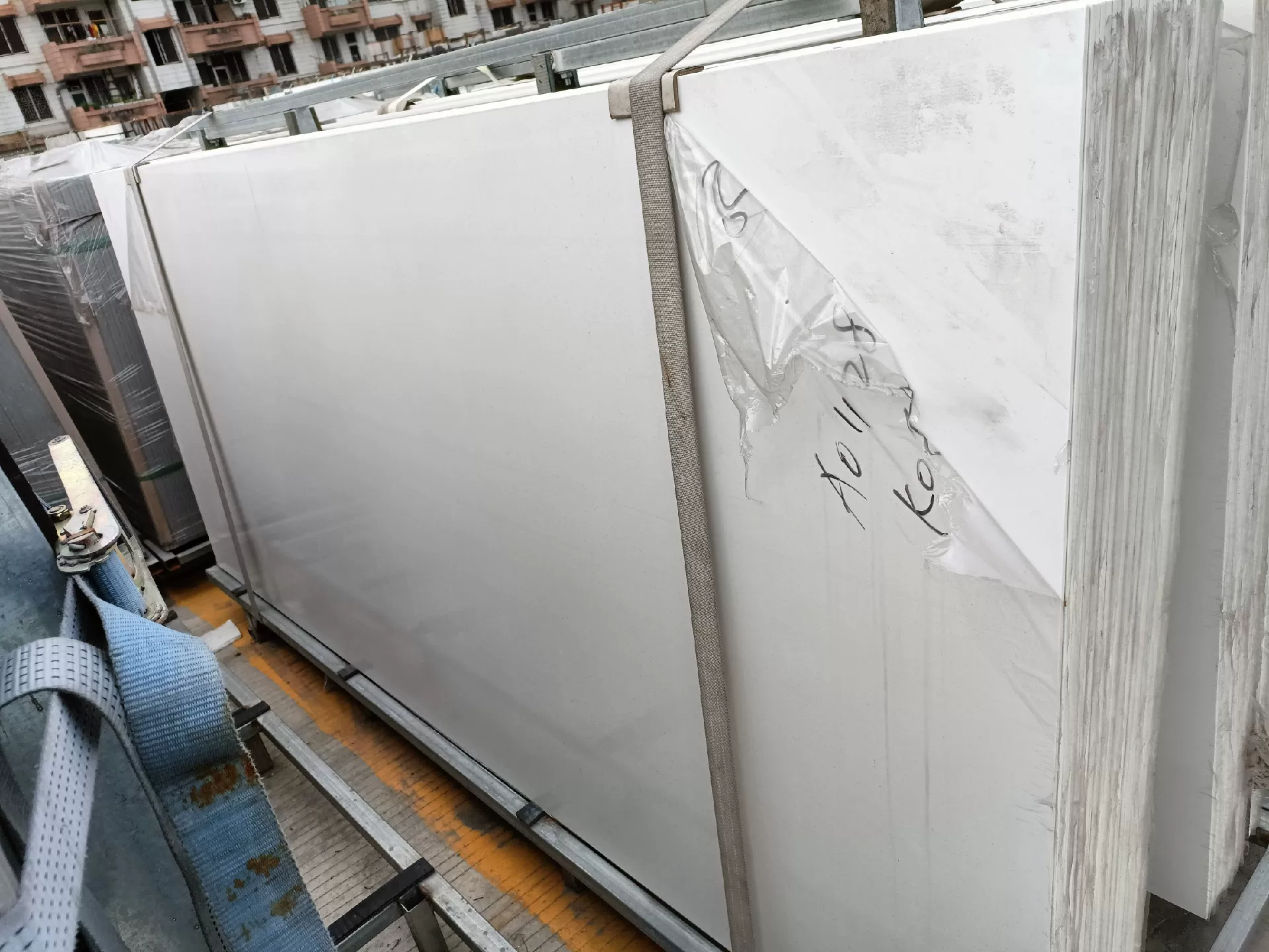 Slab packaging or handling
