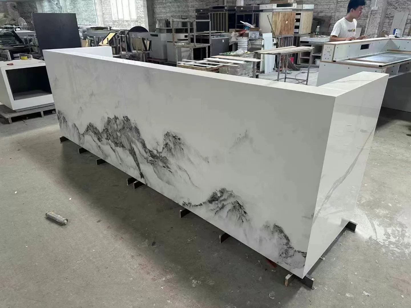 Kitchen island unit view 9