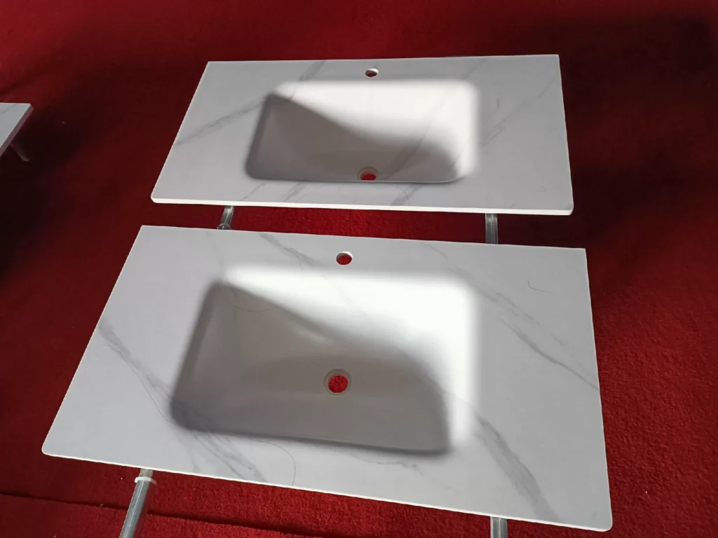 Sintered stone sink basin, 700x495 mm