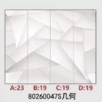 Pure white sintered stone slab, 800x2600x9mm