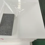 Pure white quartz stone slab stock lot