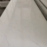 Quartz stone slab label or size reference