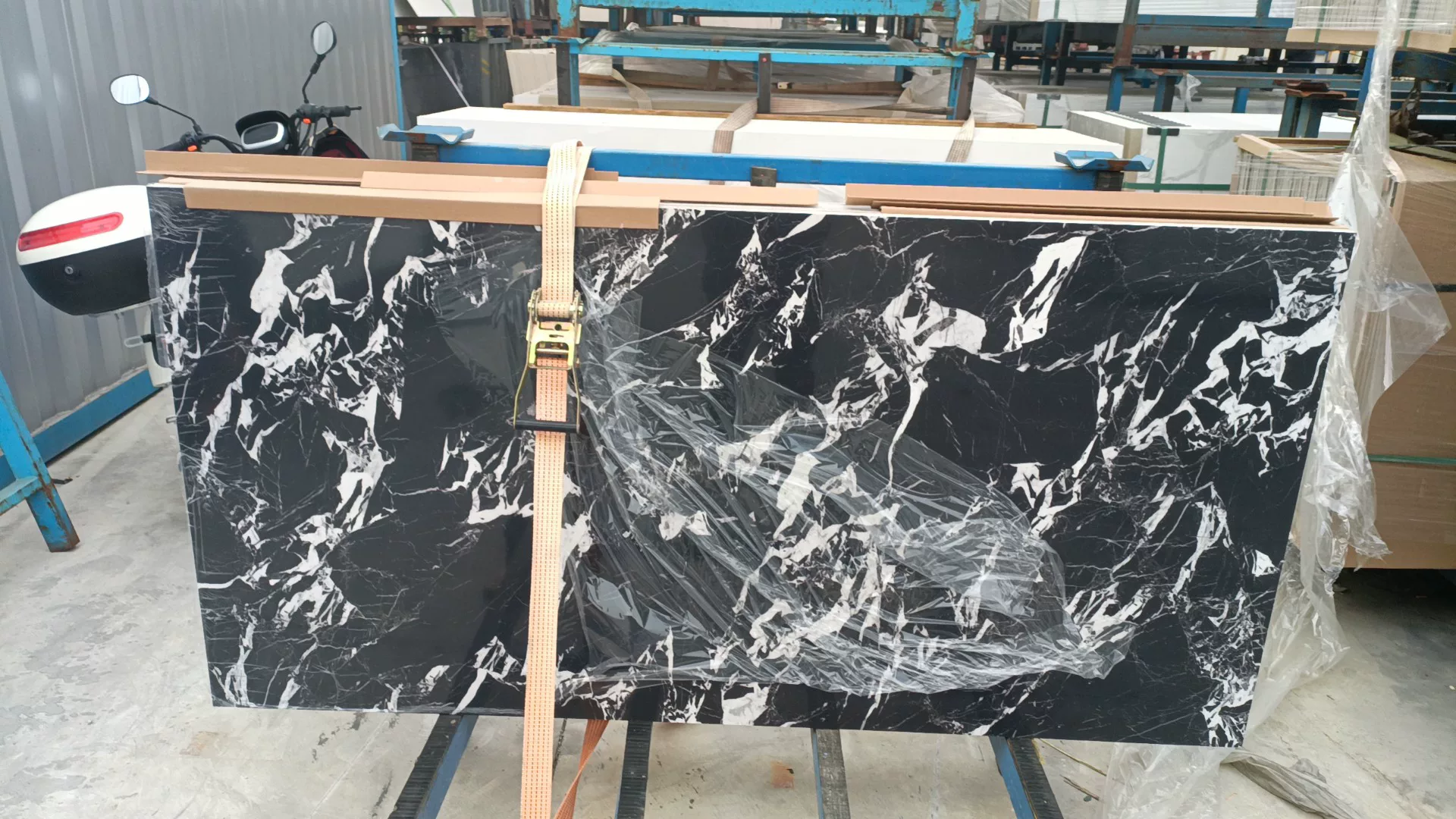 Pure white sintered stone slab 900x1800x9mm