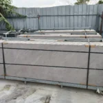 Sintered stone slab 800x2600x9mm Cloud Grey