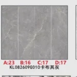 Sintered stone slab 800x2600mm 9mm matte or glossy finish