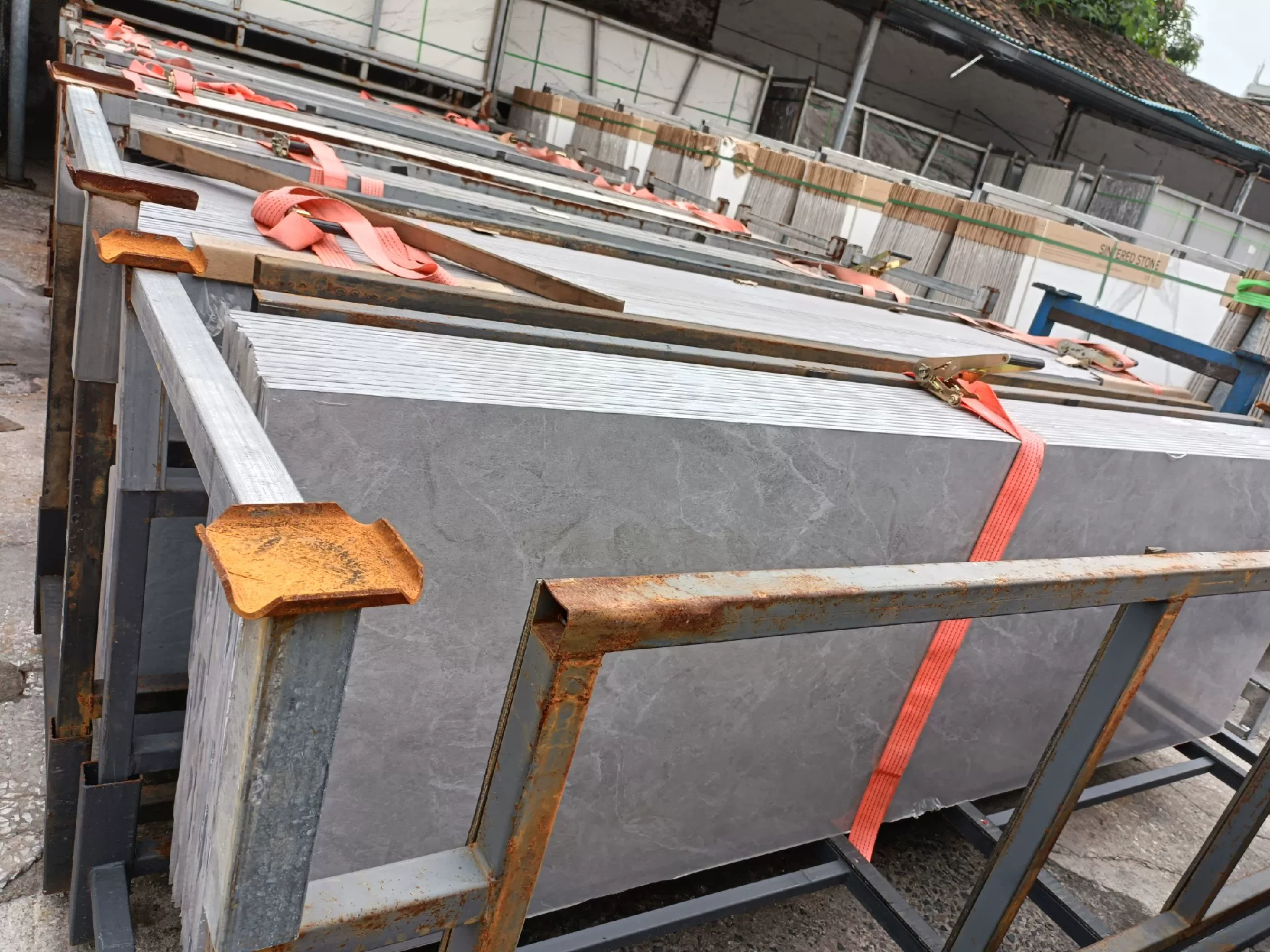Sintered stone slab 800x2600x15mm stock view