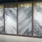 Sintered stone slab sample - application example