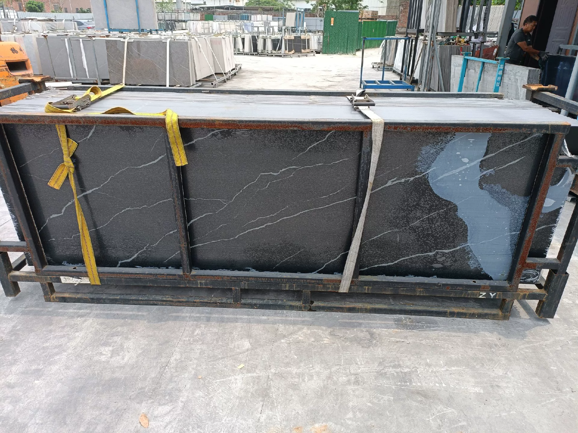 Sintered stone slab view 8