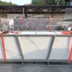 Porcelain slab 800x2600mm Fish Belly White