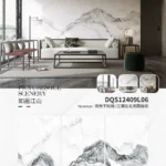White sintered stone slab - 9mm thickness
