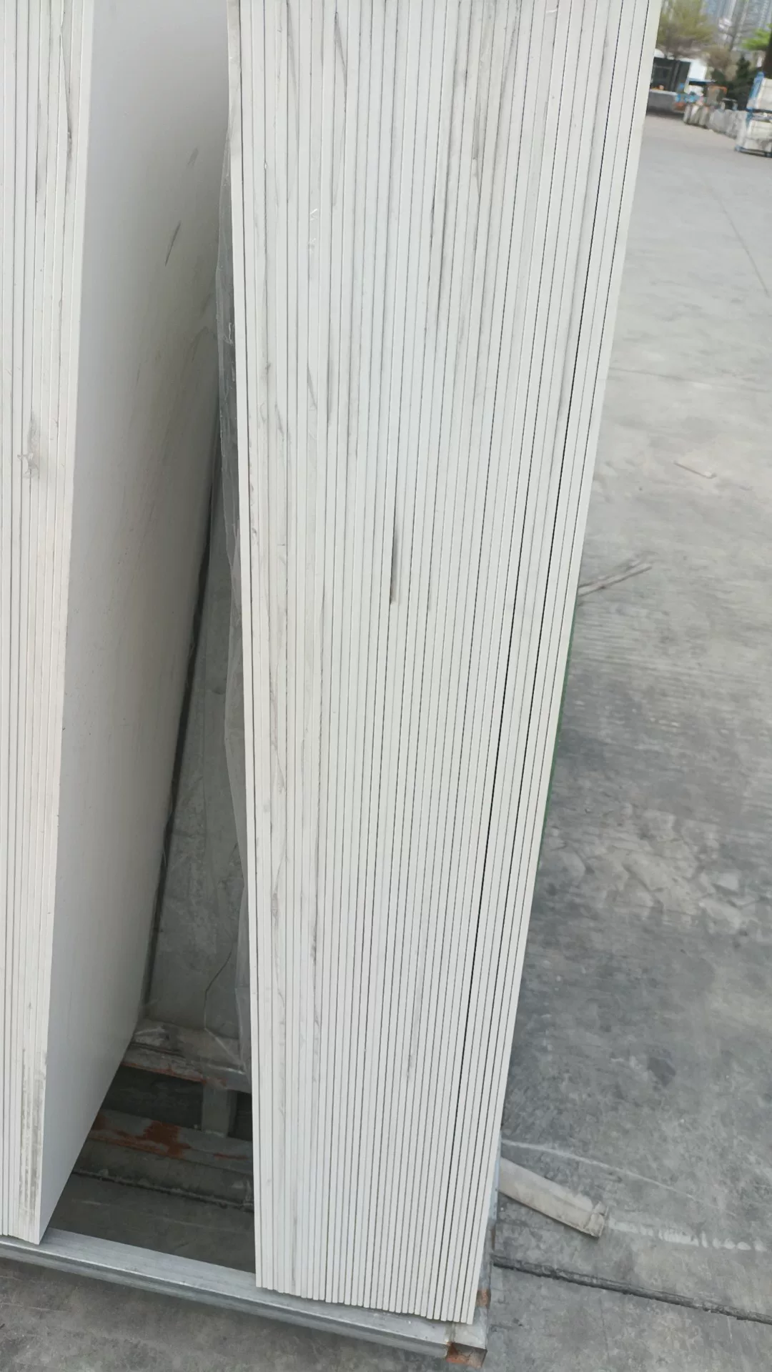 Slab stack or warehouse view