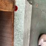 Quartz slab stock image
