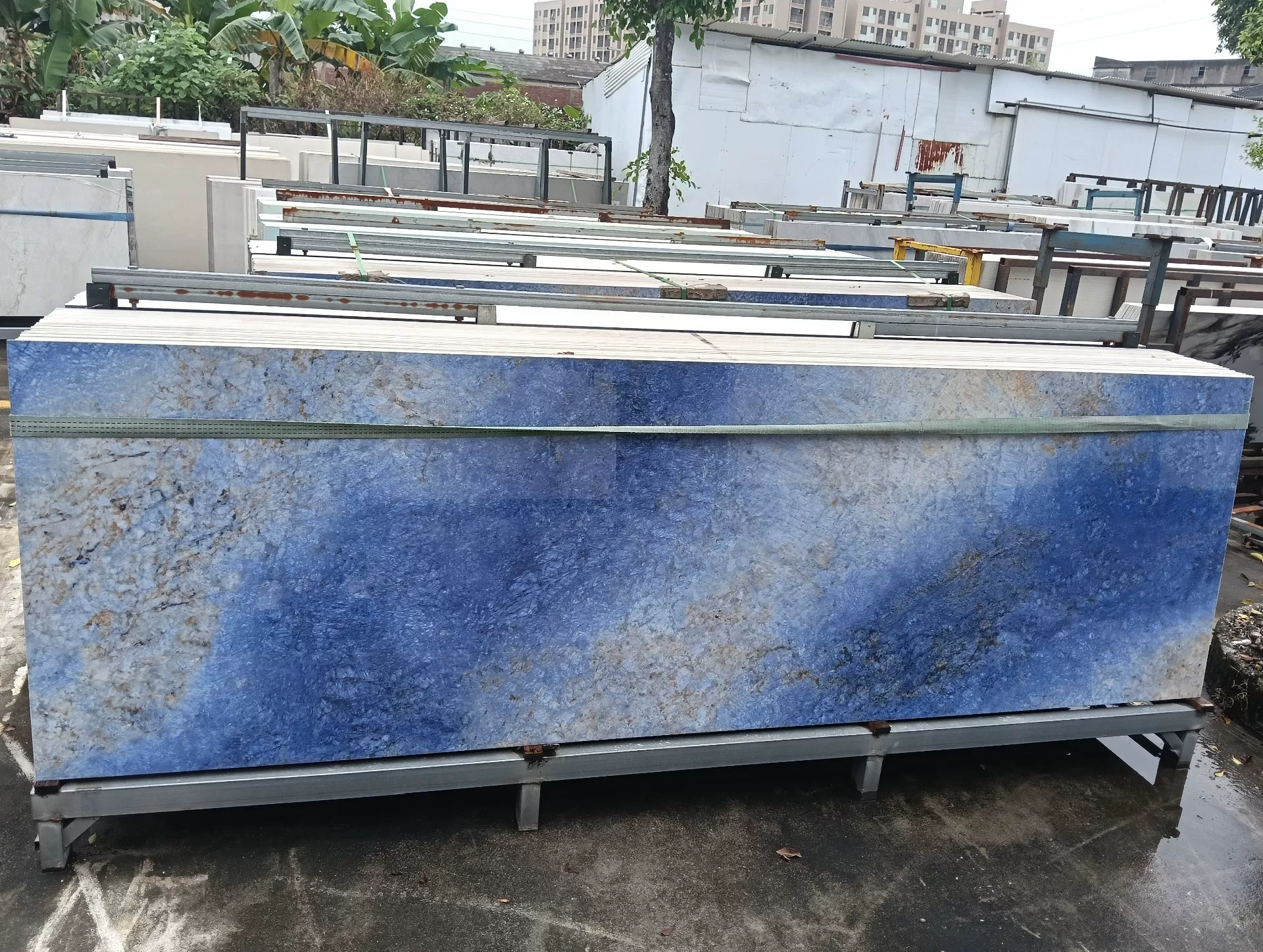 Sintered stone slab pattern sample 6