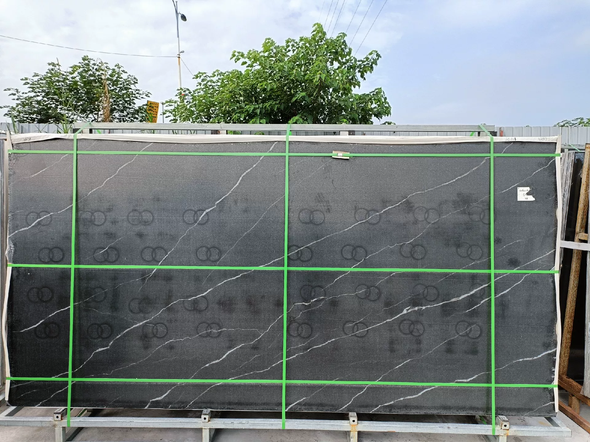 Sintered stone slab sample view 4