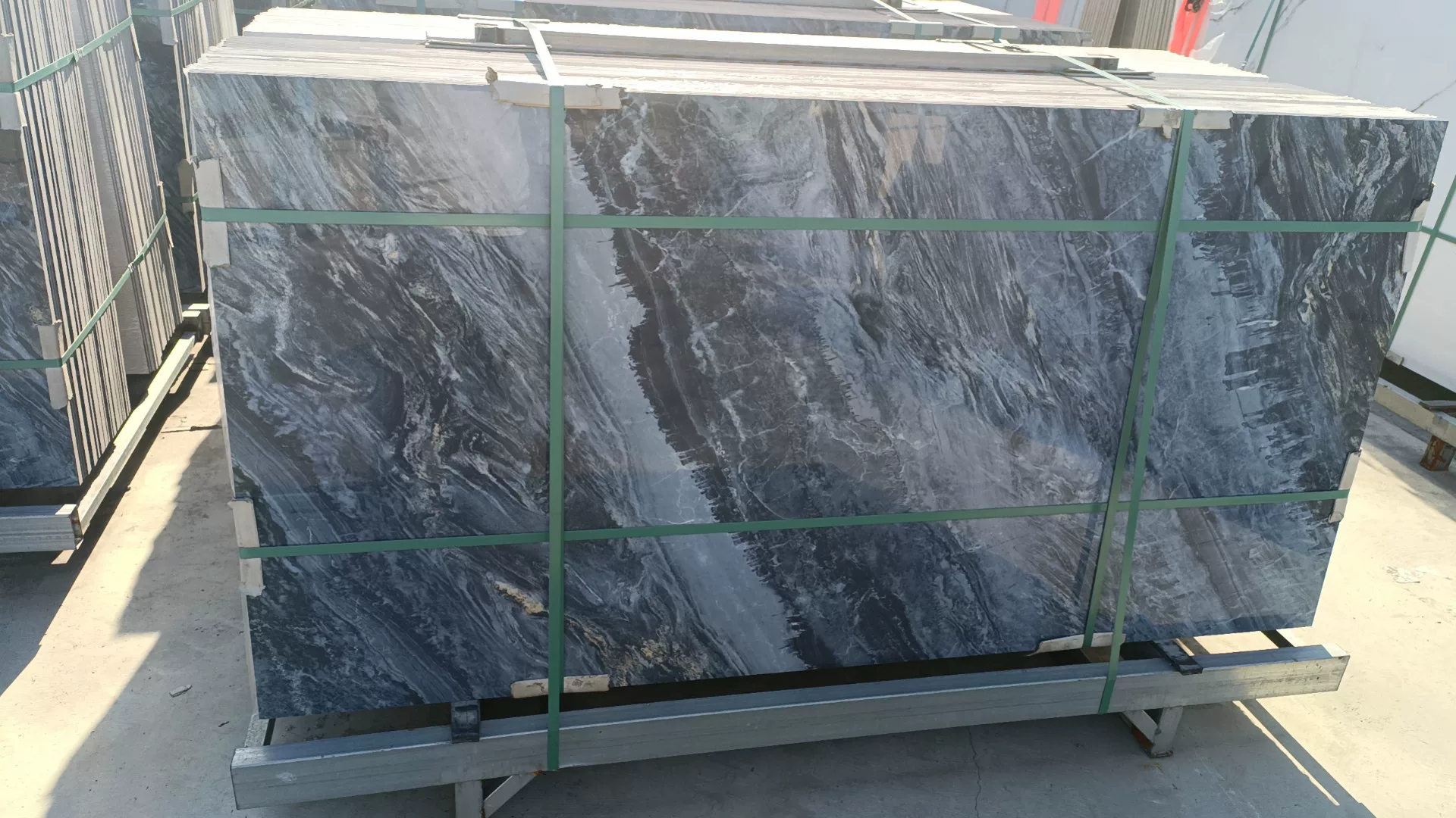White sintered stone slab, 900x1800mm size
