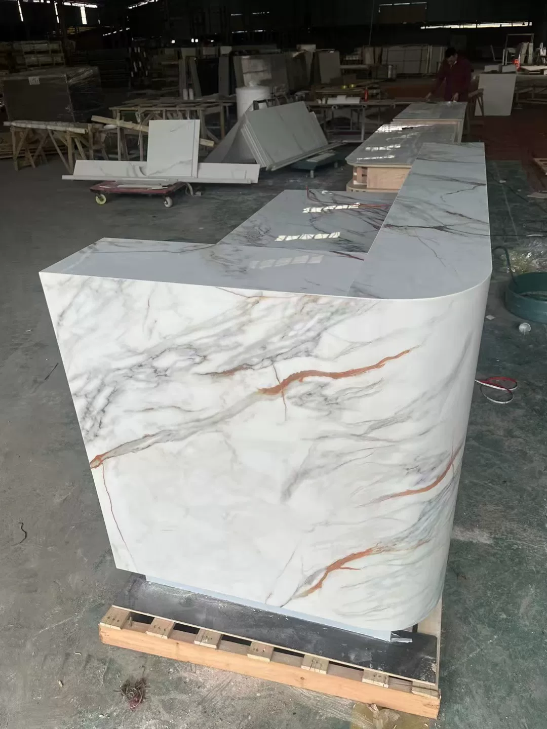 Sintered stone custom fabrication example 6