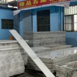 Quartz stone slab stock lot