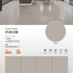 Sintered stone slab 800x2600mm plain color